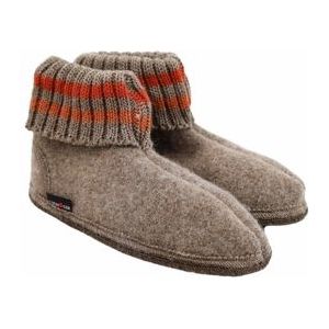 Pantoffel Haflinger Unisex Paul Beigemeliert-Schoenmaat 38