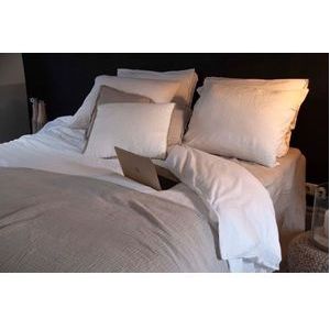 Dekbedovertrek Passion for Linen Belle White / White Linnen-140 x 200 / 220 cm | 1-Persoons