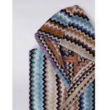 Badjas Missoni Unisex Adam Hooded Black Multicolor-S