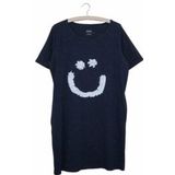 T-shirt Dress SNURK Women Creamy Smile Black-S