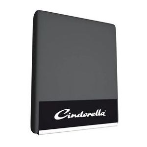 Cinderella - Hoeslaken - tot 25 cm matrashoogte - Jersey - 180x210/220 cm - Antraciet