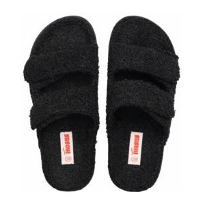 Freedom Moses - Evu - Pantoffels - Black - Gerecycled Fleece