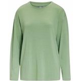 Essenza - Denna Uni - Top - Basil Green - Lange Mouw