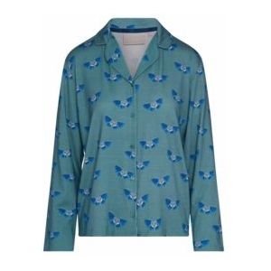 Pyjamashirt Essenza Women Elodie Eliza Soft Teal-XXL