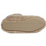 Freedom Moses - Sativa - Pantoffel - Beige - Gerecycled Faux Fur, Rubber Buitenzool, 100% Vegan