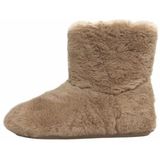 Freedom Moses - Sativa - Pantoffel - Beige - Gerecycled Faux Fur, Rubber Buitenzool, 100% Vegan