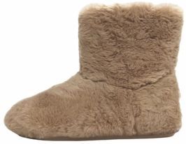 Freedom Moses - Sativa - Pantoffel - Beige - Gerecycled Faux Fur, Rubber Buitenzool, 100% Vegan