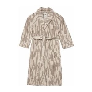 OAS - Fern Linen Terry - Badjas - Beige - Unisex