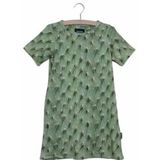 T-shirt Dress SNURK Kids Cozy Cactus Green-Maat 128