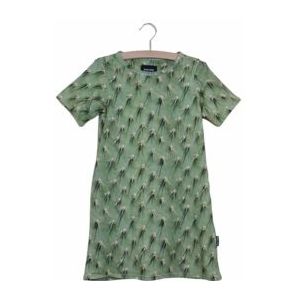 T-shirt Dress SNURK Kids Cozy Cactus Green-Maat 128