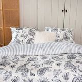 Dekbedovertrek - Grijs - Katoen - 240x220 cm