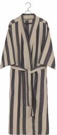 Badjas Ferm Living Field Robe Sand/Black-One-size