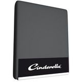 Cinderella Hoeslaken - Geschikt voor Boxspring - Jersey - 200x210/220 cm - tot 25 cm  - Antraciet
