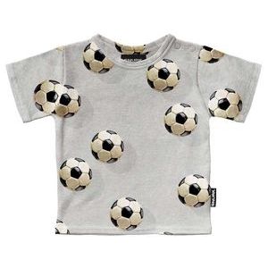 T-Shirt SNURK Baby Fussball Grey-Maat 68