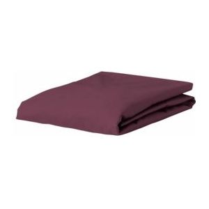 ESSENZA Premium Percale Hoeslaken Marsala - 140x200 cm