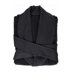 Abyss & Habidecor - Amigo Badjas - Zwart - 100% Giza Egyptisch Katoen