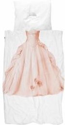 Dekbedovertrek Snurk Princess Pink Percal Met Ritssluiting-140 x 200 / 220 cm | 1-Persoons