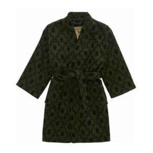 OAS - Machu Pichu - Badjas - Groen - 100% Katoen - Jacquard geweven