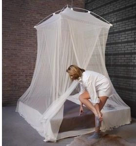 Deconet Klamboe - XL XX- Topframe 150cm/ 1250cm Omtrek - ECRU- 2pers