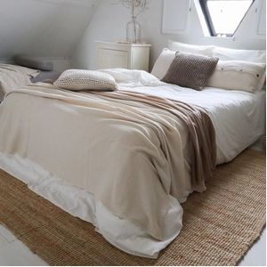 Dekbedovertrek - Grijs - Katoen - 140x200 cm