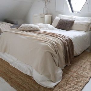 Dekbedovertrek - Grijs - Katoen - 140x200 cm