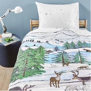 Beddinghouse Kids Snowscape dekbedovertrek - Eenpersoons - 120x150 - Multi