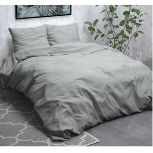 Dekbedovertrek Sleeptime Jason Grey Flanel-240 x 200 / 220 cm | Lits-Jumeaux