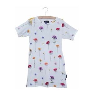 T-shirt Dress SNURK Kids Bloom White-Maat 128