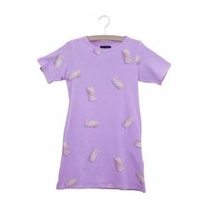 T-shirt Dress SNURK Kids Twisters Pink-Maat 140