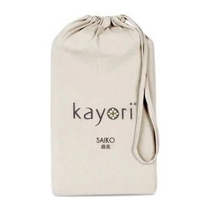 Split Topper Hoeslaken Kayori Saiko Zand (Jersey)-180 x 220 cm