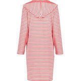 Badjas Cawö Home 834 Capuchon & Tunnelkoord Women Watermelon