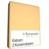 Kussensloop - Wit - Katoen - 2 Stuks