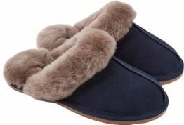 Dubarry - Rockmill - Pantoffel - French Navy - Suède - Schapenwol Voering