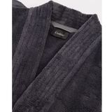 Cawö - 800 - Kimono - Antraciet - Katoen/Polyester, Badstof Velours, Oekotex-Standard 100