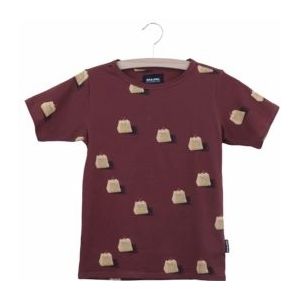 T-shirt SNURK Kids Sandy Castles Red-Maat 116