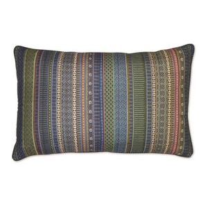 Pip Studio Ribbon Quilted Cushion - Blue Green