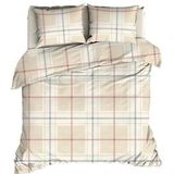 Dekbedovertrek - Grijs - Katoen - Eenpersoons