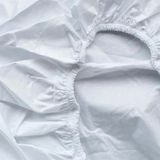 Dommelin - Hoeslaken - Wit - Katoen - 80 x 200 cm