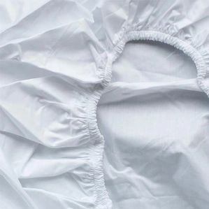 Dommelin - Hoeslaken - Wit - Katoen - 80 x 200 cm