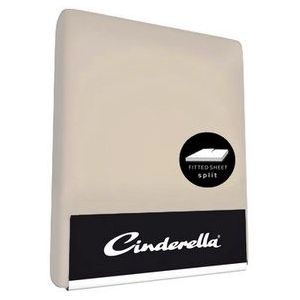 Cinderella Single-Split Hoeslaken - Taupe 180x200