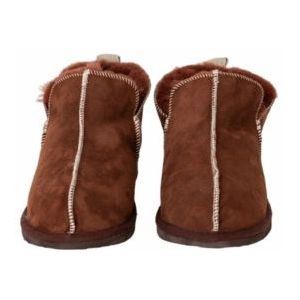 SHEPHERD - Huisschoenen - Oker - Leer - Warm Gevoerd