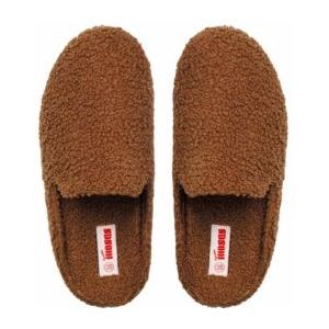 Freedom Moses - Kush Pantoffels - Caramel - Gerecycled Fleece - Vegan