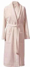Aquanova - Sava - Badjas - Blush - 100% Biologisch Katoen Velours