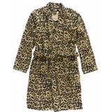 OAS - The Leo - Badjas - Bruin - 100% Katoen - Luipaard Print