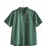 HAY - Outline - Pyjamashirt - Emerald Green - 100% Organisch Katoen