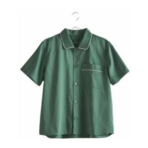 HAY - Outline - Pyjamashirt - Emerald Green - 100% Organisch Katoen