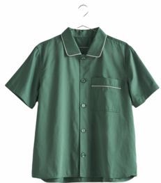 HAY - Outline - Pyjamashirt - Emerald Green - 100% Organisch Katoen