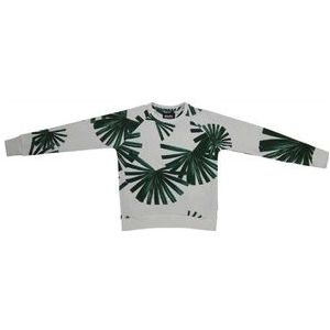 SNURK - Fan Palm - Sweater - Groen - Biologisch Katoen