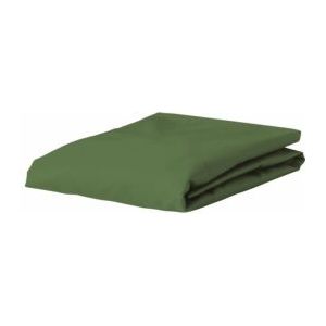 ESSENZA Premium Percale Hoeslaken Mosgroen - 180x220 cm