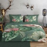 Dekbedovertrek - Grijs - Katoen - 140x200 cm